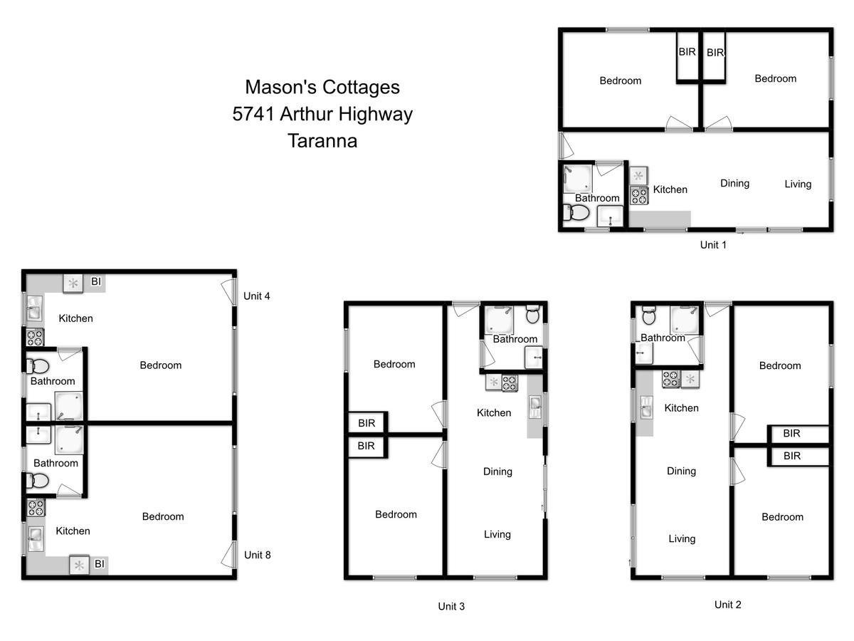 Masons Cottages Taranna Екстер'єр фото